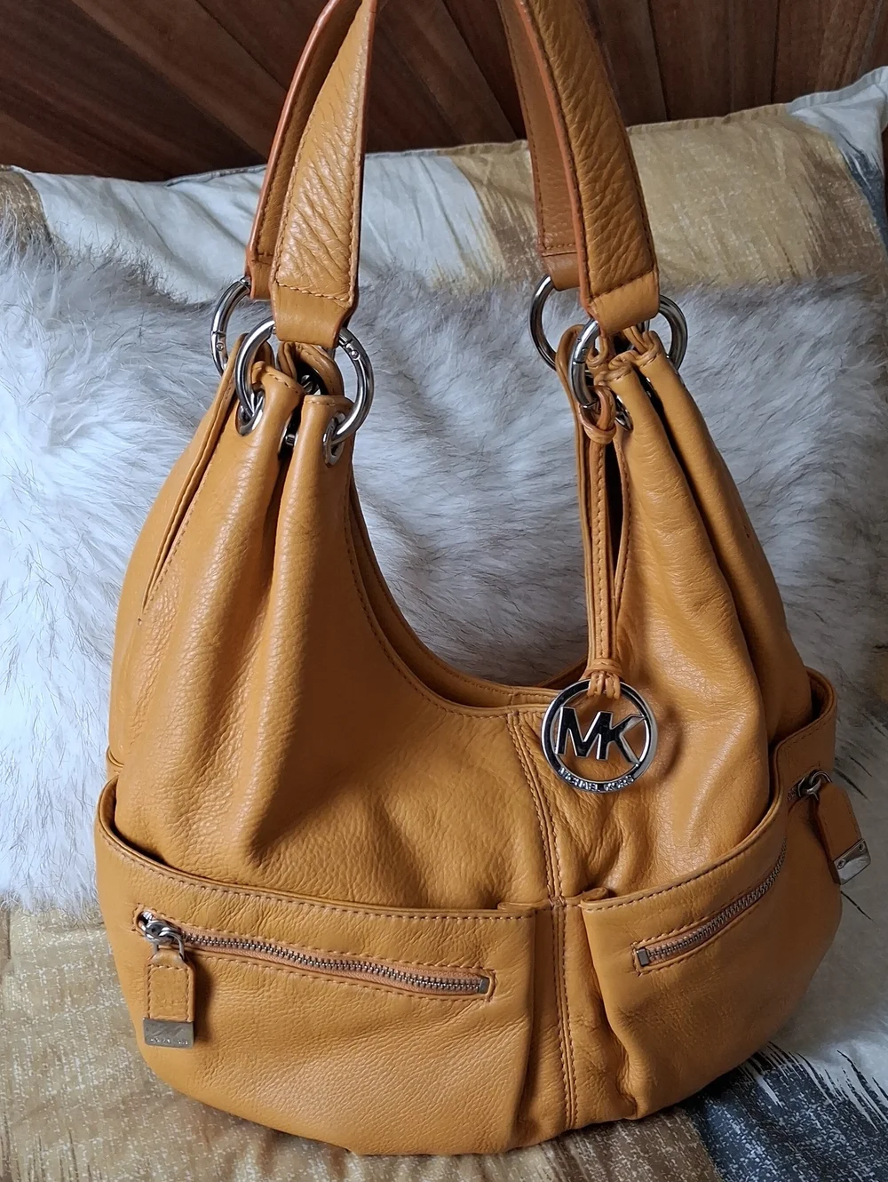Michael Kors Large Layton Marigold Hobo Bag